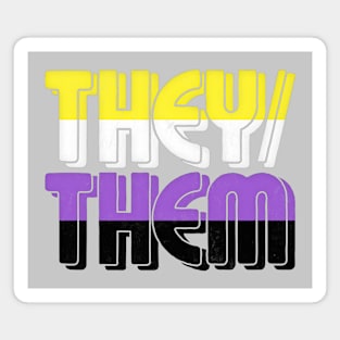 They/Them Pronouns Magnet